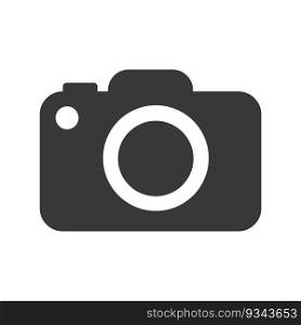 camera photography icon design vector