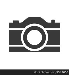 camera photography icon design vector