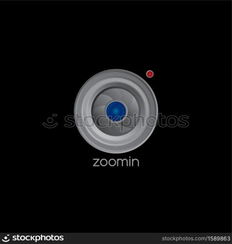 camera photography logo template theme vector art illustration. photography logo template theme