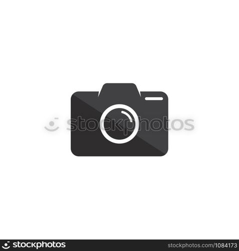 Camera Photography logo template vector icon illustration design