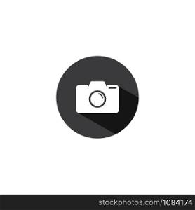Camera Photography logo template vector icon illustration design
