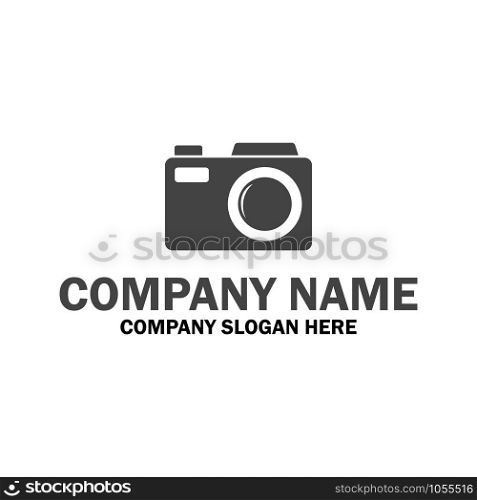 camera - photography logo vector design template
