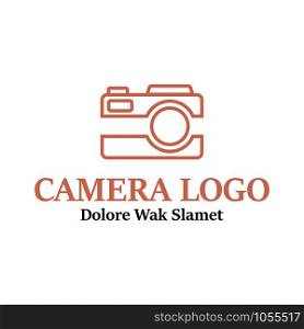 camera - photography logo vector design template