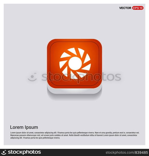Camera shutter icon 