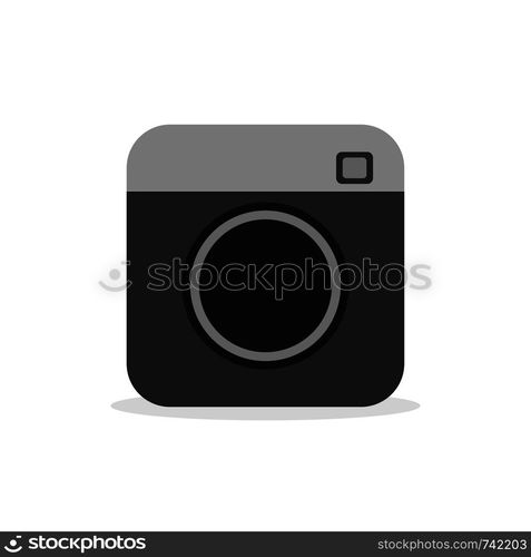 Camera - Vector icon camera, video and photo hipster camera