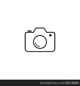 camera vector icon. illustration logo design