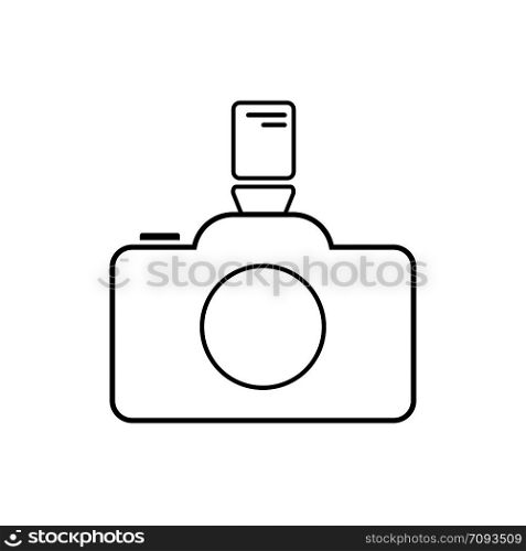 Camera - Vector icon in outline design. Camera icon. Eps10. Camera - Vector icon in outline design. Camera icon