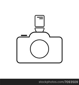 Camera - Vector icon in outline design. Camera icon. Eps10. Camera - Vector icon in outline design. Camera icon