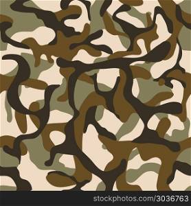 Camouflage, military camo vector seamless pattern. Camouflage, military camo vector seamless pattern. Army background clothing for uniform soldier illustration