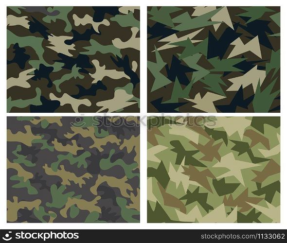 camouflage military textured background vector design template