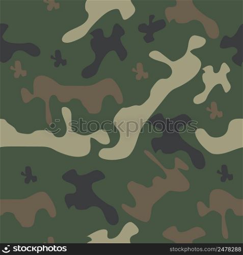 Camouflage pattern background seamless Classic clothing style masking camo hamilion