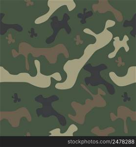 Camouflage pattern background seamless Classic clothing style masking camo hamilion