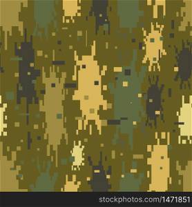 Camouflage pattern. Design element for poster, clothes decoration, card, banner. Vector illustration