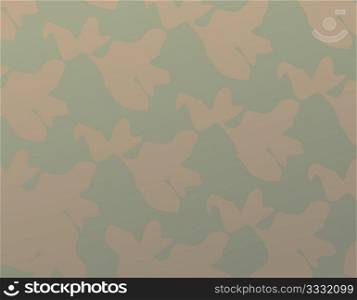 Camouflage Pattern. Every color of the camouflage is on a separate layer which can be easily changed. Vector illustration.