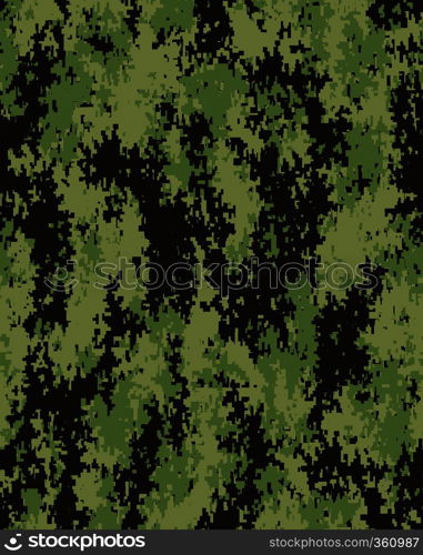 Camouflage pattern.Seamless military design.Abstract design.Digital paper. Repeating camouflage background.Fashionable.Printable art.Colorful vector illustration.