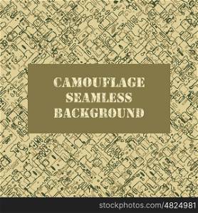 Camouflage seamless pattern. Camouflage seamless pattern. Military Army camouflage pattern design