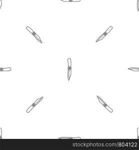 Camp knife icon. Outline illustration of camp knife vector icon for web design isolated on white background. Camp knife icon, outline style
