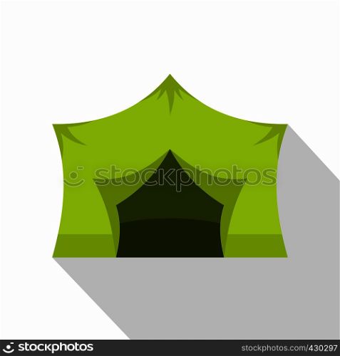 Camping equipment icon. Flat illustration of camping equipment vector icon for web. Camping equipment icon, flat style