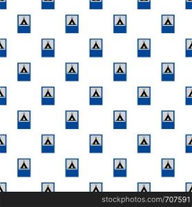 Camping pattern seamless in flat style for any design. Camping pattern seamless