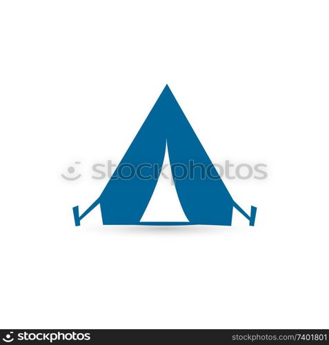 Camping tent icon sign symbol for design