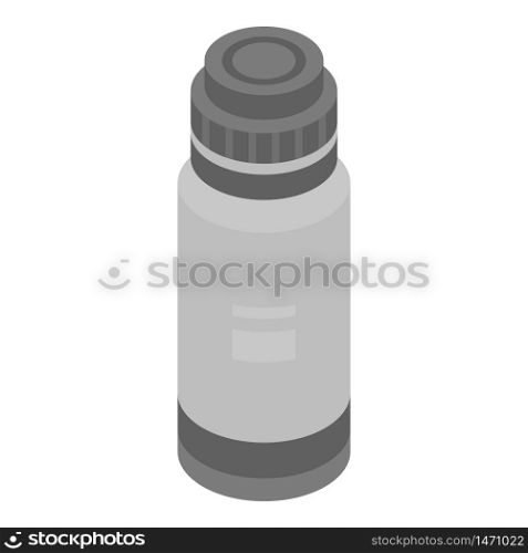 Camping thermos icon. Isometric of camping thermos vector icon for web design isolated on white background. Camping thermos icon, isometric style