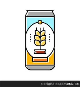 can beer drink color icon vector. can beer drink sign. isolated symbol illustration. can beer drink color icon vector illustration