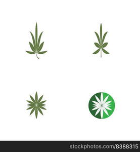 Canabis Logo Template vector symbol nature