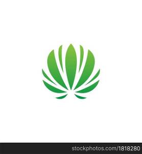 canabis marijuana sign symbol illustration design template