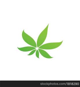 canabis marijuana sign symbol illustration design template