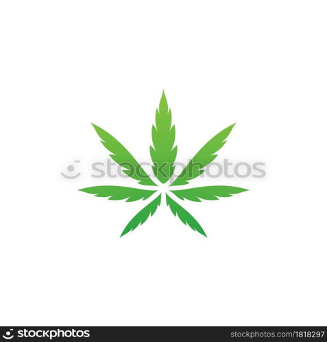 canabis marijuana sign symbol illustration design template