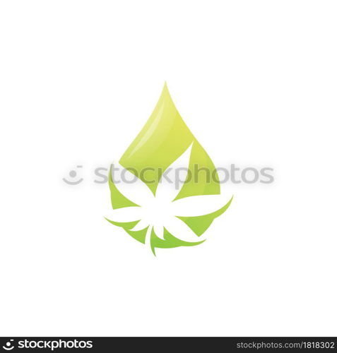 canabis marijuana sign symbol illustration design template