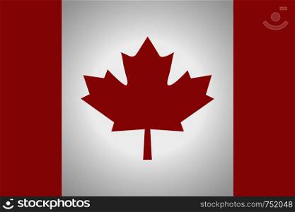 Canada flag red