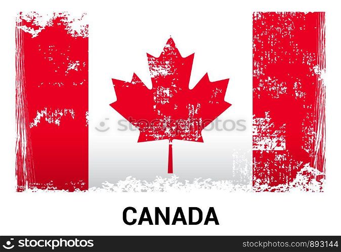 Canada Independence day design card vector