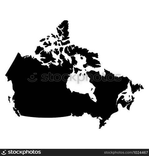 Canada map flag Vector illustration eps10 .. Canada map flag Vector illustration eps10