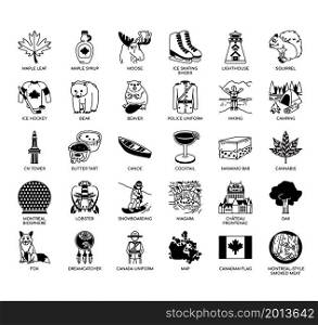 canada symbol , Thin Line and Pixel Perfect Icons