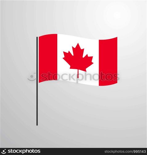 Canada waving Flag