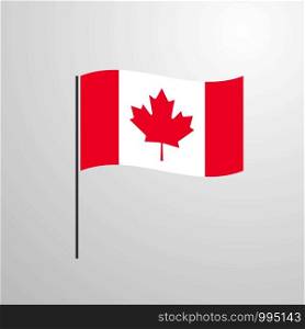 Canada waving Flag