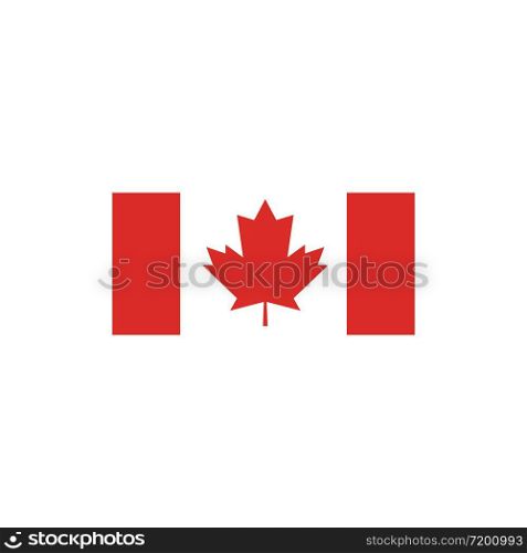 canadian flag vector illustration design