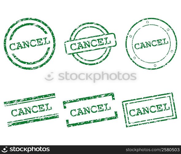 Cancel stamps