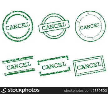 Cancel stamps