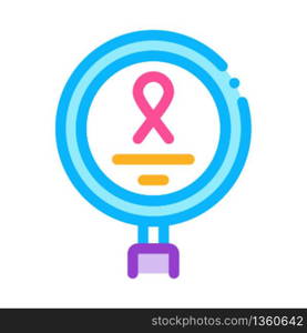 cancer research icon vector. cancer research sign. color symbol illustration. cancer research icon vector outline illustration