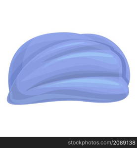 Cancer turban icon cartoon vector. Arab hat. Pagdi headdress. Cancer turban icon cartoon vector. Arab hat