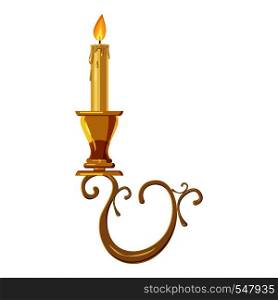 Candelabrum icon. Cartoon illustration of candelabrum vector icon for web design. Candelabrum icon, cartoon style