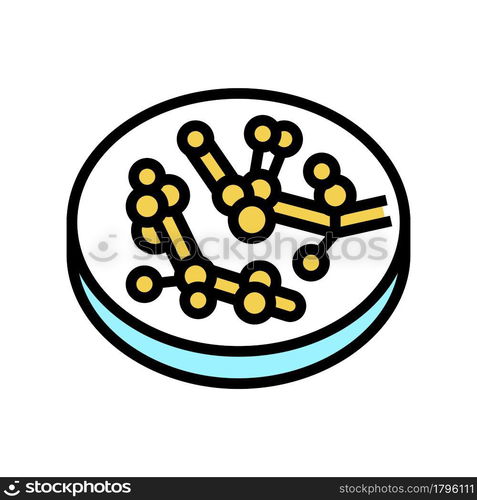 candida fungi albicans color icon vector. candida fungi albicans sign. isolated symbol illustration. candida fungi albicans color icon vector illustration