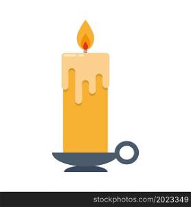 candle fire flame wax icon