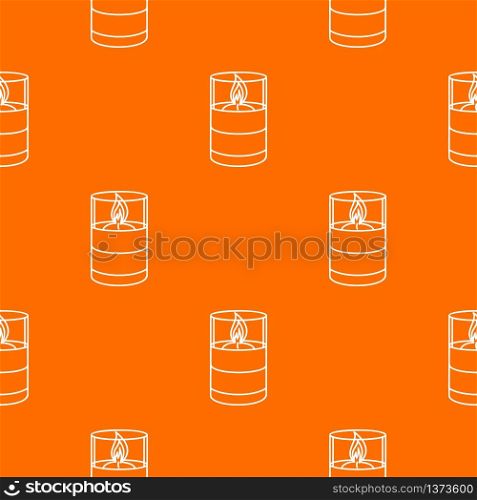 Candle glass pattern vector orange for any web design best. Candle glass pattern vector orange
