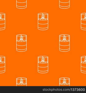 Candle glass pattern vector orange for any web design best. Candle glass pattern vector orange