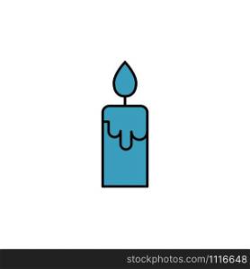 candle icon design template trendy