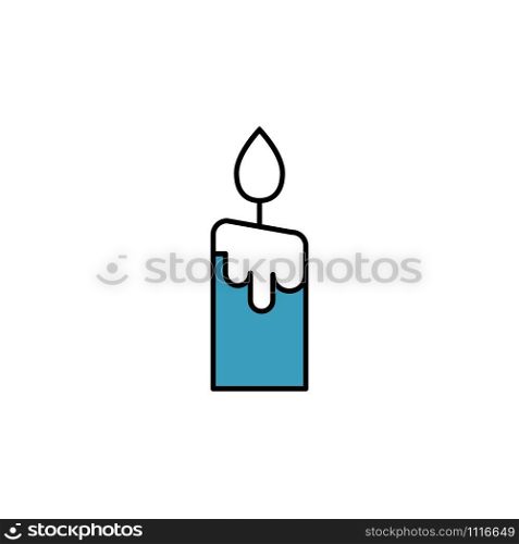 candle icon design template trendy