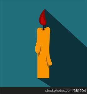Candle icon. Flat illustration of candle vector icon for web. Candle icon, flat style